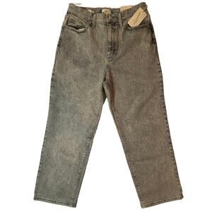Universal Thread Women's Vintage Straight High Rise Gray Jeans Size 10